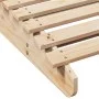 Tumbona de madera maciza de pino 205x70x31,5 cm de , Tumbonas - Ref: Foro24-832580, Precio: 94,79 €, Descuento: %