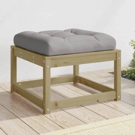Taburete de jardín con cojines madera impregnada de pino de , Sofás de exterior - Ref: Foro24-844703, Precio: 55,89 €, Descue...