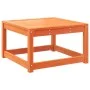 Taburete de jardín con cojines madera maciza pino marrón cera de , Sofás de exterior - Ref: Foro24-844701, Precio: 61,09 €, D...
