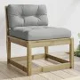 Sofás de jardín con cojines 2 uds madera impregnada de pino de , Sofás de exterior - Ref: Foro24-844708, Precio: 150,94 €, De...