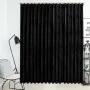 Blackout curtain with hooks black velvet 290x245 cm by vidaXL, Curtains and curtains - Ref: Foro24-134495, Price: 64,98 €, Di...