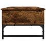 Mesa de centro madera ingeniería metal roble humo 100x50x35 cm de , Mesas de centro - Ref: Foro24-845393, Precio: 66,86 €, De...