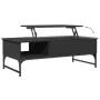 Mesa de centro de madera ingeniería y metal negro 100x50x35 cm de , Mesas de centro - Ref: Foro24-845391, Precio: 76,35 €, De...