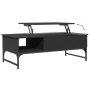 Mesa de centro de madera ingeniería y metal negro 100x50x35 cm de , Mesas de centro - Ref: Foro24-845391, Precio: 77,38 €, De...