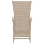 Set comedor de jardín 7 piezas y cojines ratán sintético beige de vidaXL, Conjuntos de jardín - Ref: Foro24-46040, Precio: 66...