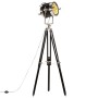 Lámpara de suelo con trípode madera maciza mango negro 171 cm de vidaXL, Lámparas - Ref: Foro24-286105, Precio: 204,68 €, Des...