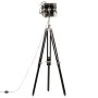 Lámpara de suelo con trípode madera maciza mango negro 171 cm de vidaXL, Lámparas - Ref: Foro24-286105, Precio: 204,68 €, Des...