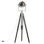 Lámpara de suelo con trípode madera maciza mango negro 171 cm de vidaXL, Lámparas - Ref: Foro24-286105, Precio: 204,68 €, Des...