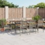 Set comedor jardín 9 pzas y cojines ratán sintético gris de , Conjuntos de jardín - Ref: Foro24-3213616, Precio: 654,38 €, De...