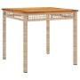 Set comedor de jardín 3 pzas con cojines ratán sintético beige de , Conjuntos de jardín - Ref: Foro24-3213578, Precio: 213,37...