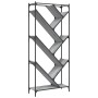 Estantería madera ingeniería y metal gris Sonoma 79x30x180 cm de , Librerías y estanterías - Ref: Foro24-845434, Precio: 97,8...