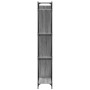 Estantería madera ingeniería y metal gris Sonoma 79x30x180 cm de , Librerías y estanterías - Ref: Foro24-845434, Precio: 97,8...