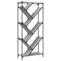Estantería madera ingeniería y metal gris Sonoma 79x30x180 cm de , Librerías y estanterías - Ref: Foro24-845434, Precio: 97,8...