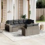 Set de sofás de jardín 10 pzas con cojines ratán sintético gris de , Conjuntos de jardín - Ref: Foro24-3228900, Precio: 532,7...