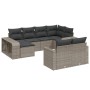 Set de sofás de jardín 10 pzas con cojines ratán sintético gris de , Conjuntos de jardín - Ref: Foro24-3228900, Precio: 532,7...