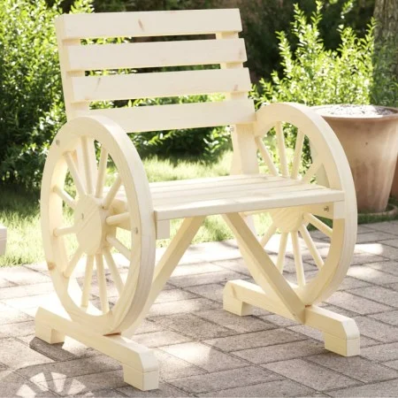 Silla de jardín de madera maciza de abeto 58x58x78,5 cm de , Sillas de jardín - Ref: Foro24-365099, Precio: 90,44 €, Descuent...