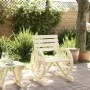 Silla de jardín de madera maciza de abeto 58x58x78,5 cm de , Sillas de jardín - Ref: Foro24-365099, Precio: 90,44 €, Descuent...