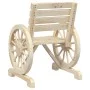 Silla de jardín de madera maciza de abeto 58x58x78,5 cm de , Sillas de jardín - Ref: Foro24-365099, Precio: 90,44 €, Descuent...