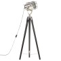 Lámpara de suelo con trípode madera maciza de mango negro 97 cm de vidaXL, Lámparas - Ref: Foro24-286110, Precio: 95,95 €, De...