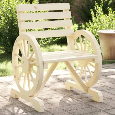 Sillas de jardín 2 uds madera maciza de abeto 58x58x78,5 cm de , Sillas de jardín - Ref: Foro24-365101, Precio: 183,82 €, Des...