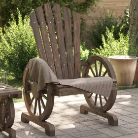 Adirondack garden armchair solid fir wood by , Garden chairs - Ref: Foro24-365090, Price: 107,96 €, Discount: %