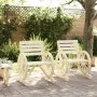 Sillas de jardín 2 uds madera maciza de abeto 58x58x78,5 cm de , Sillas de jardín - Ref: Foro24-365101, Precio: 183,82 €, Des...