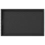 Mesa con bandeja plegable ratán sintético negro 65x40x75 cm de , Mesas de jardín - Ref: Foro24-365127, Precio: 46,20 €, Descu...