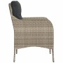 Sillones de jardín con cojines 2 uds ratán sintético gris de , Sillas de jardín - Ref: Foro24-365150, Precio: 195,04 €, Descu...