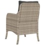 Sillones de jardín con cojines 2 uds ratán sintético gris de , Sillas de jardín - Ref: Foro24-365150, Precio: 195,04 €, Descu...