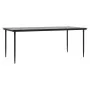 Set de comedor de jardín 7 pzas y cojines ratán sintético negro by , Garden sets - Ref: Foro24-3211925, Price: 759,61 €, Disc...