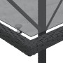 Mesita y sillas con cojines 3 piezas ratán sintético negro de , Conjuntos de jardín - Ref: Foro24-365062, Precio: 163,57 €, D...