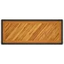 Mesa auxiliar jardín tapa madera ratán PE negro 100x40x75 cm de , Mesas de jardín - Ref: Foro24-366306, Precio: 111,48 €, Des...