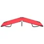 Klappbare Sonnenliege aus rotem Stahl von vidaXL, Liegen - Ref: Foro24-47756, Preis: 58,48 €, Rabatt: %