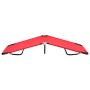 Tumbona plegable acero roja de vidaXL, Tumbonas - Ref: Foro24-47756, Precio: 56,29 €, Descuento: %