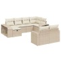 Juego de sofás jardín con cojines beige 10 pzas ratán sintético de , Conjuntos de jardín - Ref: Foro24-3266238, Precio: 583,4...