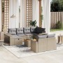 Set de sofás de jardín 11pzas con cojines ratán sintético beige de , Conjuntos de jardín - Ref: Foro24-3266259, Precio: 578,5...