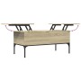 Mesa de centro madera ingeniería metal roble Sonoma 100x50x45cm de , Mesas de centro - Ref: Foro24-845412, Precio: 57,00 €, D...