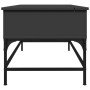 Mesa de centro madera de ingeniería y metal negro 100x50x45 cm de , Mesas de centro - Ref: Foro24-845396, Precio: 60,17 €, De...