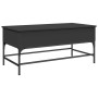 Mesa de centro madera de ingeniería y metal negro 100x50x45 cm de , Mesas de centro - Ref: Foro24-845396, Precio: 60,17 €, De...