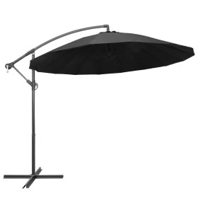 Sombrilla colgante con palo de aluminio gris antracita 3 m de vidaXL, Sombrillas - Ref: Foro24-47222, Precio: 130,73 €, Descu...
