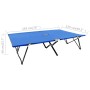 Tumbona doble plegable acero azul de vidaXL, Tumbonas - Ref: Foro24-47759, Precio: 108,90 €, Descuento: %