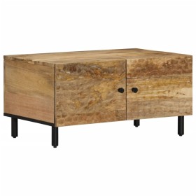 Mesa de centro de madera maciza de mango 80x50x40 cm de , Mesas de centro - Ref: Foro24-356896, Precio: 81,02 €, Descuento: %