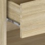 Mesita de noche de pared roble Sonoma de vidaXL, Mesitas de noche - Ref: Foro24-810959, Precio: 39,16 €, Descuento: %