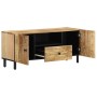 Mueble de TV madera maciza de mango 105x33x46 cm de , Muebles TV - Ref: Foro24-356905, Precio: 89,08 €, Descuento: %