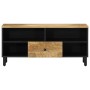 Mueble de TV madera maciza de mango 100x33x46 cm de , Muebles TV - Ref: Foro24-356907, Precio: 69,45 €, Descuento: %