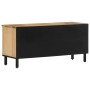 Mueble de TV madera maciza de mango 100x33x46 cm de , Muebles TV - Ref: Foro24-356907, Precio: 69,45 €, Descuento: %