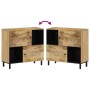 Armario auxiliar madera maciza de mango 80x33x75 cm de , Aparadores - Ref: Foro24-356918, Precio: 151,75 €, Descuento: %