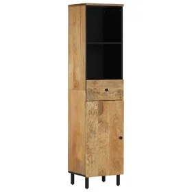 Mueble de baño madera maciza de mango 38x33x160 cm de , Tocadores de baño - Ref: Foro24-356913, Precio: 187,95 €, Descuento: %
