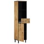 Mueble de baño madera maciza de mango 38x33x160 cm de , Tocadores de baño - Ref: Foro24-356913, Precio: 191,70 €, Descuento: %
