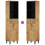 Mueble de baño madera maciza de mango 38x33x160 cm de , Tocadores de baño - Ref: Foro24-356913, Precio: 191,70 €, Descuento: %